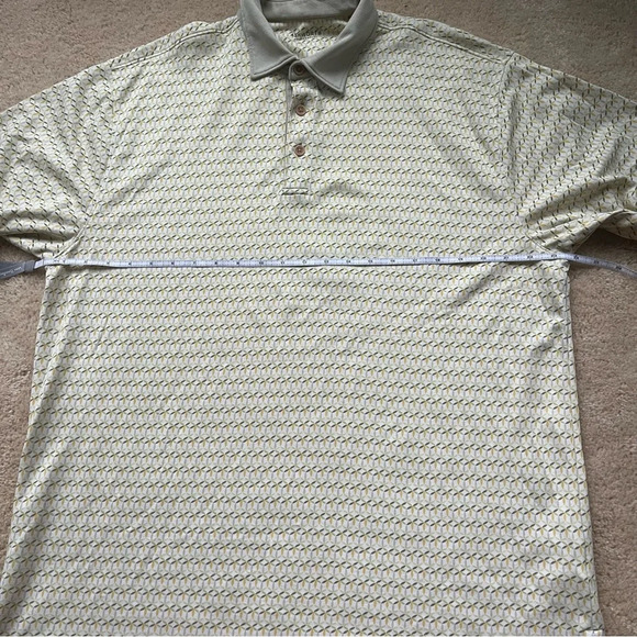 Ashworth Golf Co. Men’s Beige/Yellow Retro Polo Shirt - *L? (no size tag) - VGUC - Picture 7 of 8